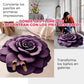 🌺Alfombra Floral de Felpa y Tierra de Diatomeas