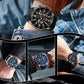 💎Oferta especial por tiempo limitado⌛Reloj Deportivo de Lujo Hombre – Cronógrafo Elegante Negro y Oro