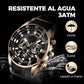 💎Oferta especial por tiempo limitado⌛Reloj Deportivo de Lujo Hombre – Cronógrafo Elegante Negro y Oro