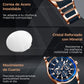 💎Oferta especial por tiempo limitado⌛Reloj Deportivo de Lujo Hombre – Cronógrafo Elegante Negro y Oro