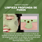 Mascarilla de Arcilla con Burbujas de Albahaca Sagrada, Limpieza Profunda de Poros y Puntos Negros (90 g)
