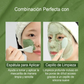 Mascarilla de Arcilla con Burbujas de Albahaca Sagrada, Limpieza Profunda de Poros y Puntos Negros (90 g)