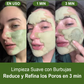 Mascarilla de Arcilla con Burbujas de Albahaca Sagrada, Limpieza Profunda de Poros y Puntos Negros (90 g)