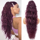 Extensión de Cabello con Coleta Rizada y Ondulada