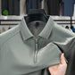 Camisa de Cuello con Media Cremallera para Hombre