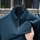 Camisa de Cuello con Media Cremallera para Hombre