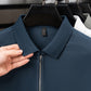 Camisa de Cuello con Media Cremallera para Hombre
