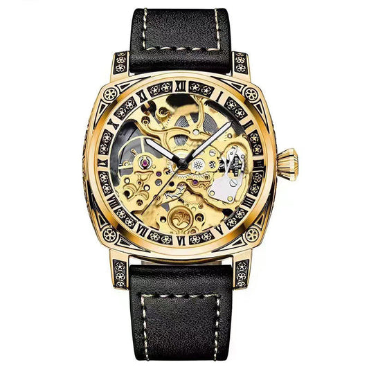 ⌚50% de descuento💥Un reloj mecánico grabado multifuncional